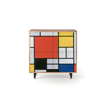 Buffet  multicolore 4 portes L 94 cm