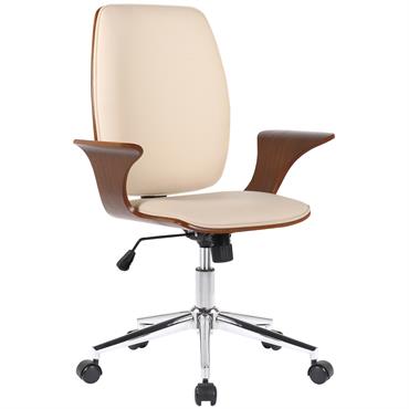 Chaise de bureau élégante design BurbankLa chaise de bureau Burbank est conçue dans un mélange subtile et harmonieux de plusieurs matériaux de haute qualité. L'originalité de ce modèle réside dans ...
