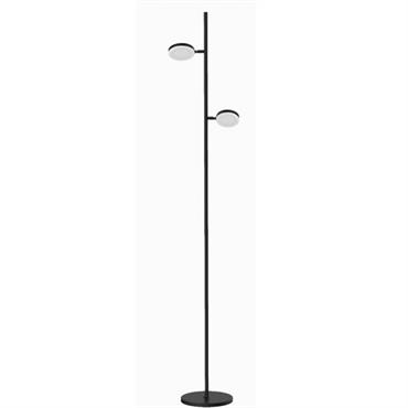Lampadaire design en métal noir