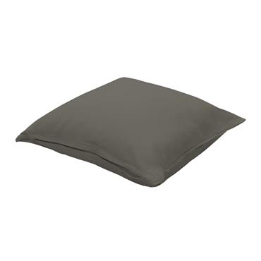 Coussin extérieur en coton gris 60x60cm