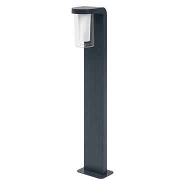 Applique extérieure lumineuse en aluminium gris