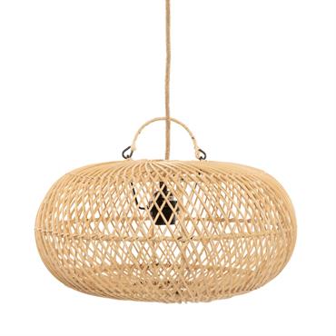 Abat-jour en rotin naturel 40x25