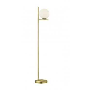 Lampadaire design en métal or