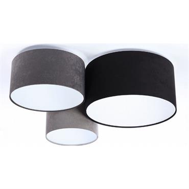 Plafonnier Tissu Gris