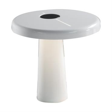 Lampe en résine blanche 21 cm Hoop - Martinelli Luce