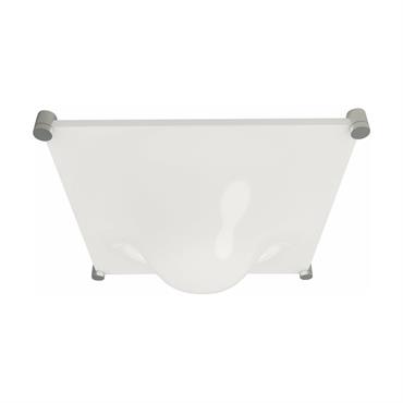 Plafonnier en métal blanc 60 x 60 cm Bolla - Martinelli Luce