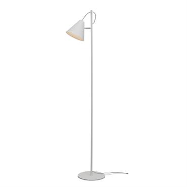 Lampadaire métal blanc 25x35