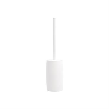 Brosse de toilette en grès blanc