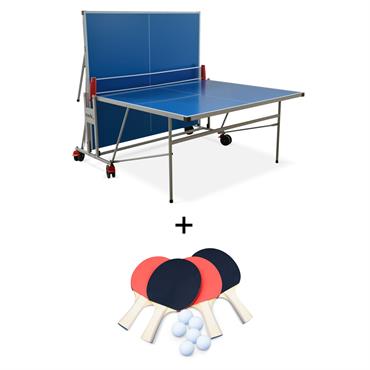 Table de ping pong outdoor bleue
