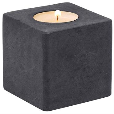 Photophore en marbre  anthracite