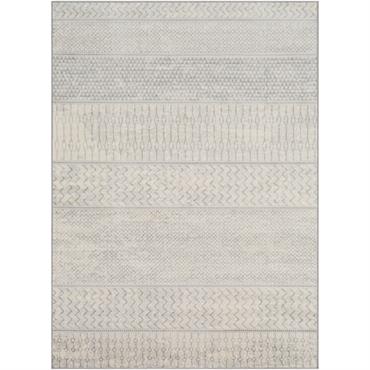 Tapis Scandinave Bohème Gris/Ivoire 160x220