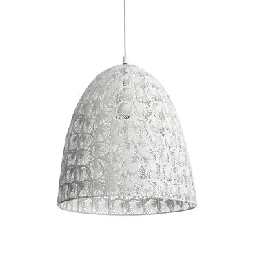 Suspension en métal blanc