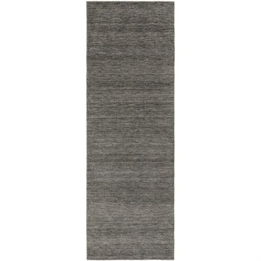 Tapis de couloir en laine gris 70x200