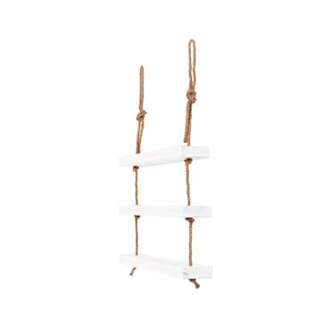 Etagère en bois de couleur blanc 3 étages 70 cm