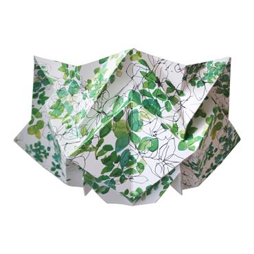 Applique murale origami en papier motif printemps