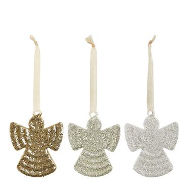 Coffret de 3 anges à suspendre