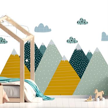 Papier Peint montagnes scandinaves ziska 80x120cm