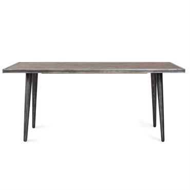 Table rectangulaire 180 x 90 cm bois et métal Cusco