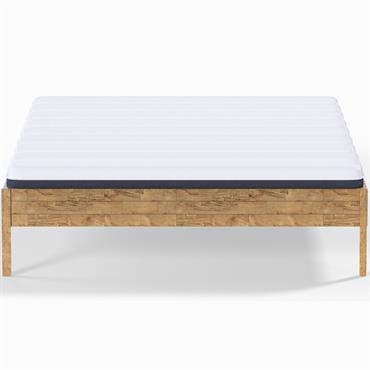 Ensemble lit + matelasLit adulte en chêne massif - Aina• Cadre de lit en chêne massif abouté• Sommier 15 lattes en bois contreplaqué• Couleur : chêne naturel• Pieds en chêne ...