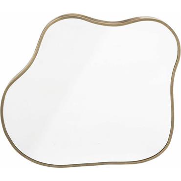 Miroir abstrait en laiton 68