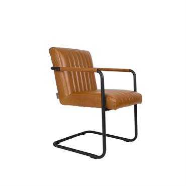 Fauteuil design en plastique camel