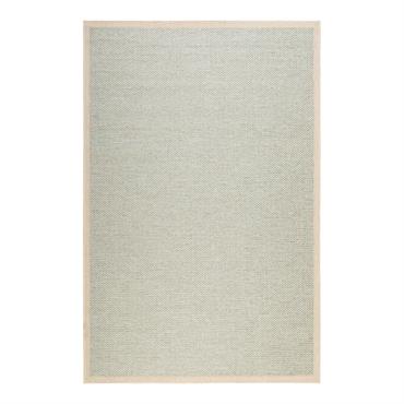 Tapis géométrique design en polypropylène beige 80x150