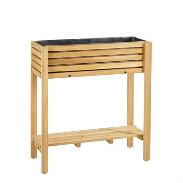Apportez une touche de charme à votre jardin ou balcon avec la jardinière rectangulaire Glenwood pour extérieur de Mica Decorations. Grâce à l’étagère inférieure, vous pouvez également y ranger des ...