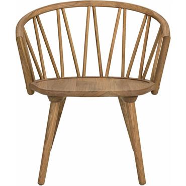 Fauteuil lounge en chêne huilé ZigZag - Hans K