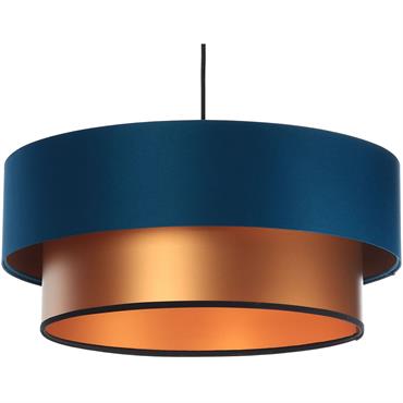 Suspension Tissu Bleu