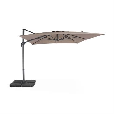 Les + produit Toile déperlanteInclinable sur 4 positionsStructure en aluminium Design, le parasol Antibes 3 x 4 m s'intègrera parfaitement dans votre jardin. Avec sa structure en aluminium, ses 8 ...