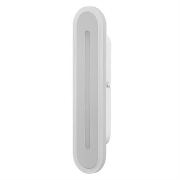 Luminaire de salle de bain en acier blanc