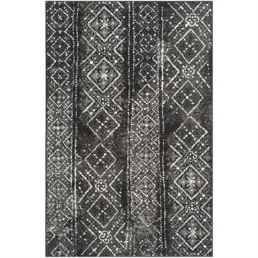 Tapis Noir/Gris 185 X 275