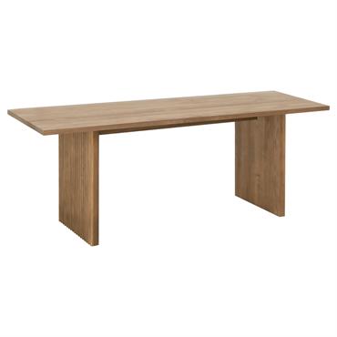Banc en bois de pin vieilli 120x45cm