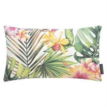 Housses de coussin exterieur  motif jungle Dralon- Lot de 2 -50x30