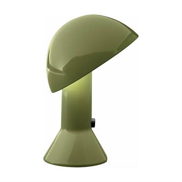 Lampe en résine verte 22 x 28 cm Elmetto - Martinelli Luce