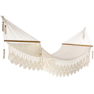 Hamac à barre Deluxe Masaya L Ecru