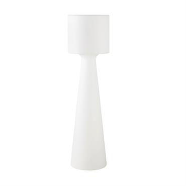 Lampadaire extérieur blanc H138