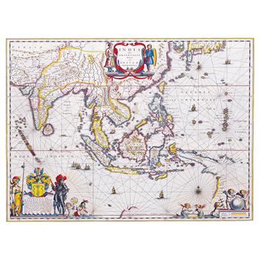 Anciennes éditions de la cartographie européenne datant d'environ 1500.    Impressions sur toile pour une décoration élégante et raffinée de vos murs et un élément décoratif unique pour ...