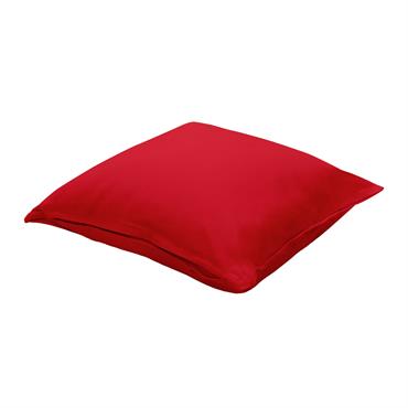 Coussin extérieur en coton rouge 60x60cm
