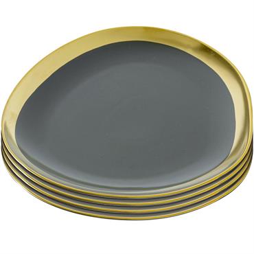 Assiettes Vibrations 21cm set de 4 Kare Design
