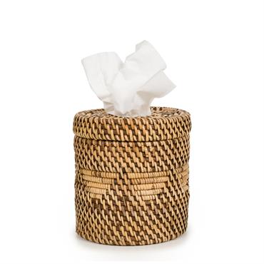 Boîte à mouchoirs en papier brun naturel
