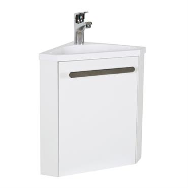 Points forts du produits : Meuble d'angle gain d'espaceEspace au sol libéréMontage facile et notice détaillée Mob in vous présente le meuble lave-mains SKINO ! un choix pratique pour les ...