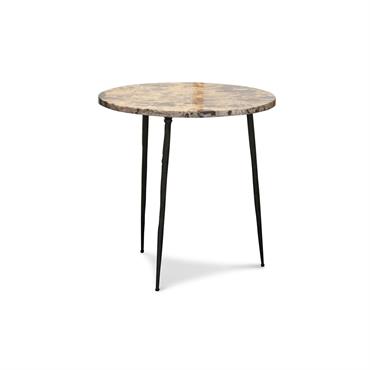 Ce produit vous est proposé par la marque pib. Une table d'appoint en marbre à l'apparence gracile et aérienne. Avec sa physionomie filiforme et ses lignes gracieuses, cette table basse ...