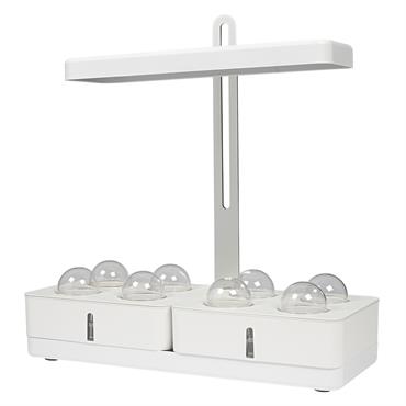 Luminaire pour plantes en PVC blanc