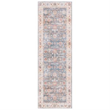 Tapis Polyester Vert/Beige 75 X 245