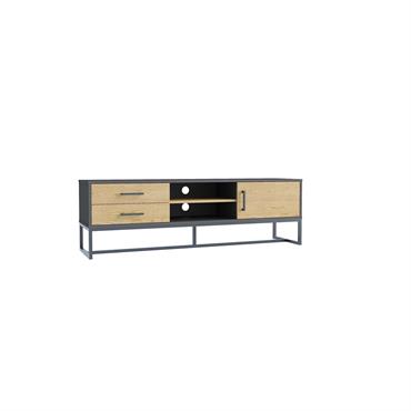 Meuble TV industriel avec rangements