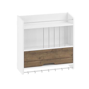 Caractéristiques produit : Fabriquée à partir de panneaux de particules 100% mélaminés. Labellisé FSC certifiant que le produit est conçu à 100% de bois recyclé provenant de forêts gérées durablement. ...
