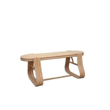 Banc rotin et cannage