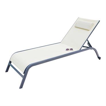 Bain de soleil  en acier lin