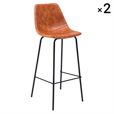 Le lot de 2 tabourets LUCIEN sera parfait autour de votre table haute ou devant votre bar. Sa structure en métal assurera stabilité et robustesse, son assise enveloppante et le ...